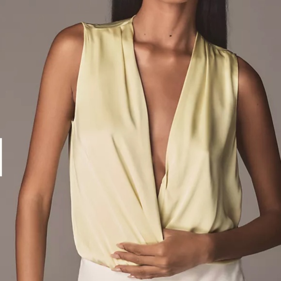 Favorite Daughter Sleeveless Blouse Bodysuit Limeade NWT - Picture 6 of 7